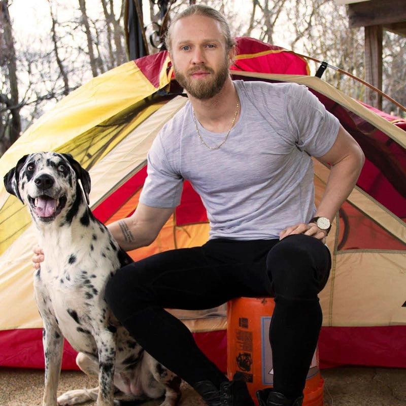 Load image into Gallery viewer, Microweight - Men's Wool Raglan T Shirt Woolverino