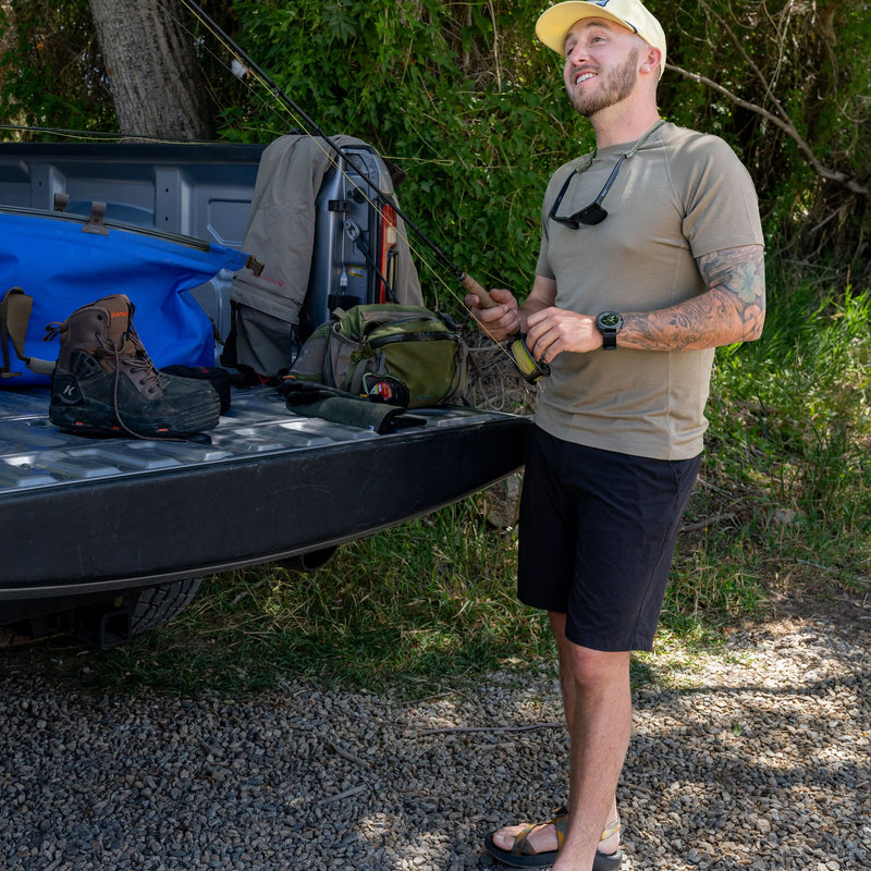 Load image into Gallery viewer, Microweight - Men's Wool Raglan T Shirt Woolverino