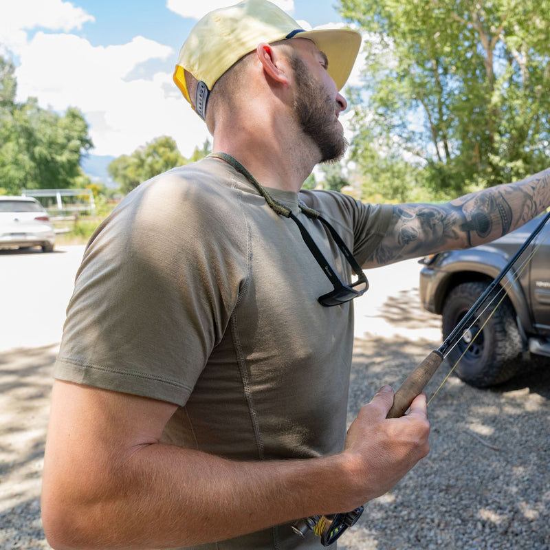 Load image into Gallery viewer, Microweight - Men's Wool Raglan T Shirt Woolverino