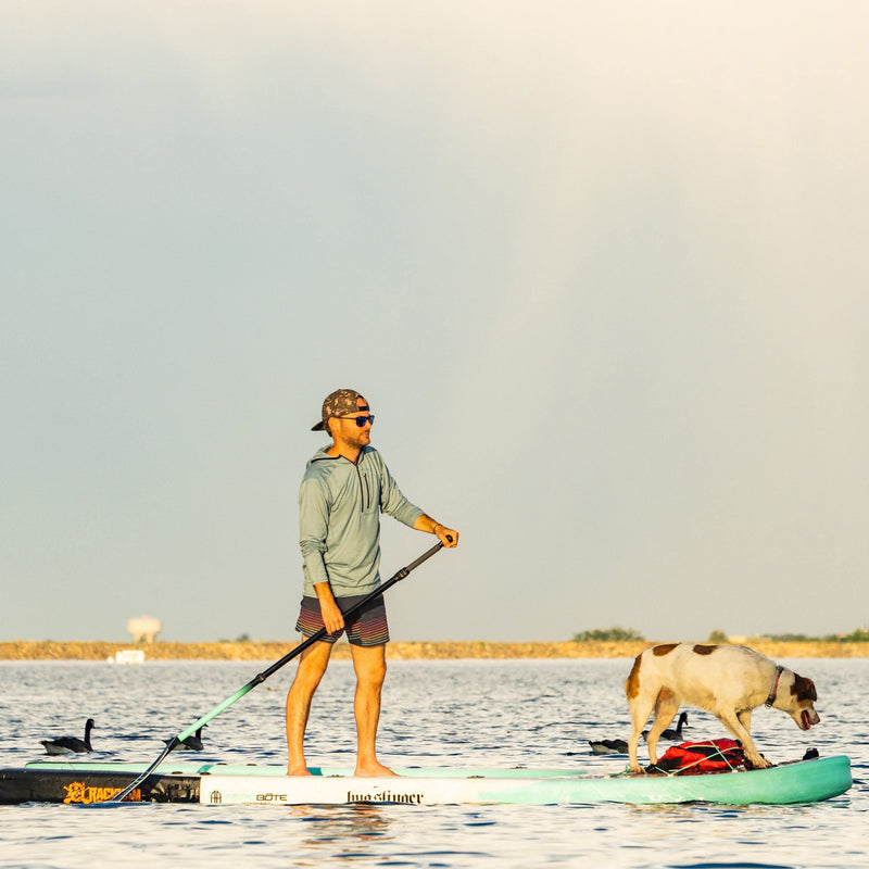 Load image into Gallery viewer, Microweight - Men's Wool 1/4 Zip Sun Hoodie Woolverino