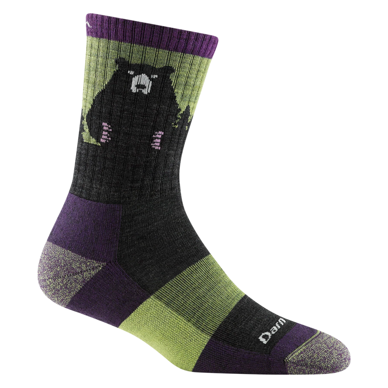 Load image into Gallery viewer, Women&#39;s Bear Town Micro Crew Lightweight Hiking Sock
