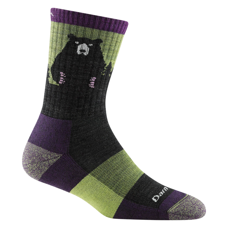 Load image into Gallery viewer, Women's Bear Town Micro Crew Lightweight Hiking Sock