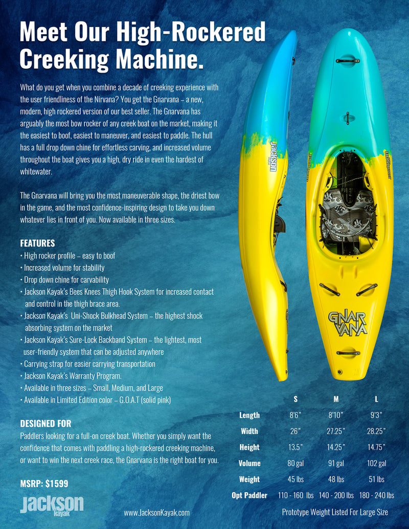 Load image into Gallery viewer, Jackson Gnarvana Whitewater Kayak