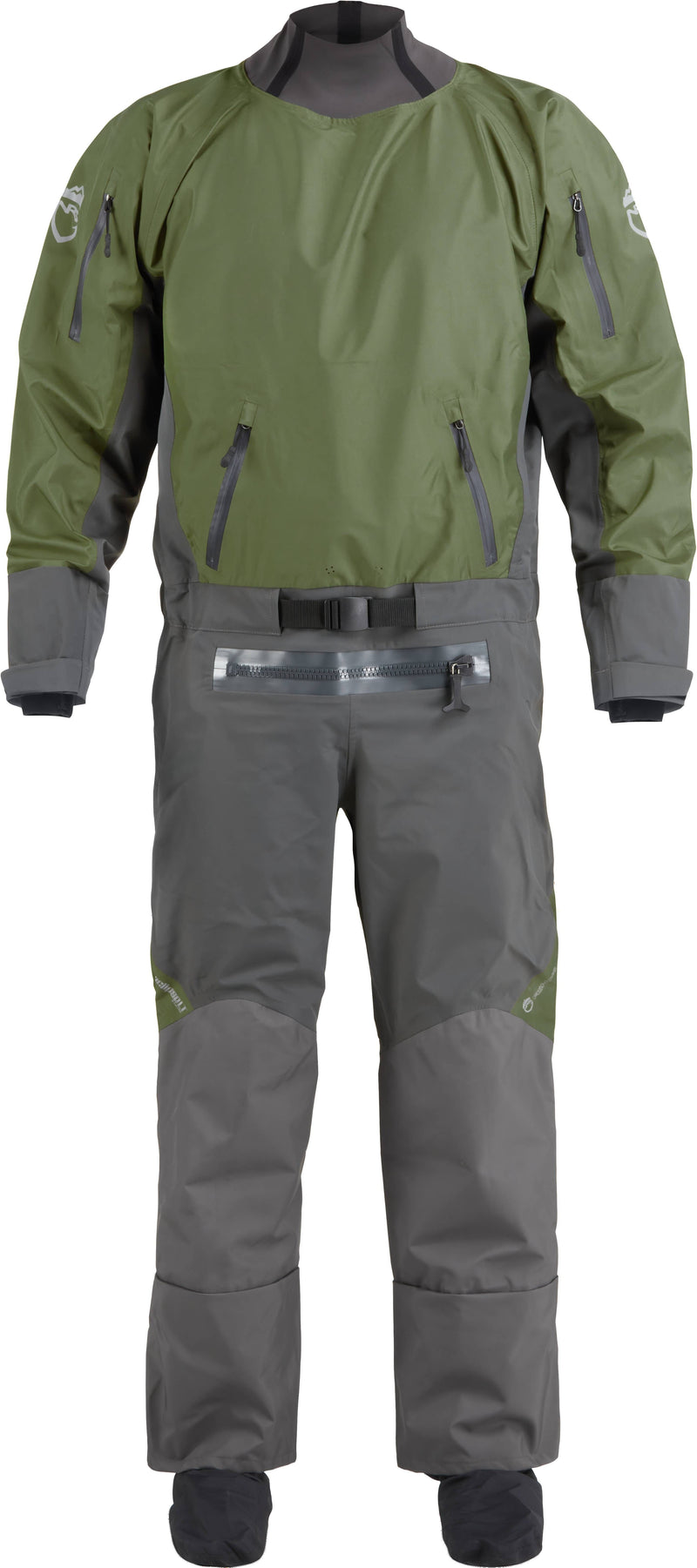 Load image into Gallery viewer, NRS Spyn Fishing Semi-Dry Suit - Closeout - Olive