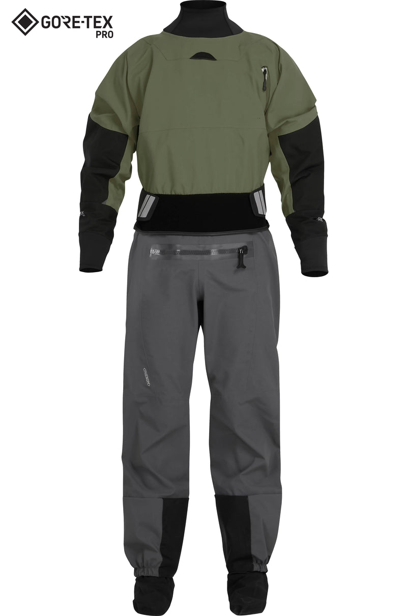 Load image into Gallery viewer, NRS Men's Phenom GORE-TEX Pro Dry Suit - Closeout - Olive
