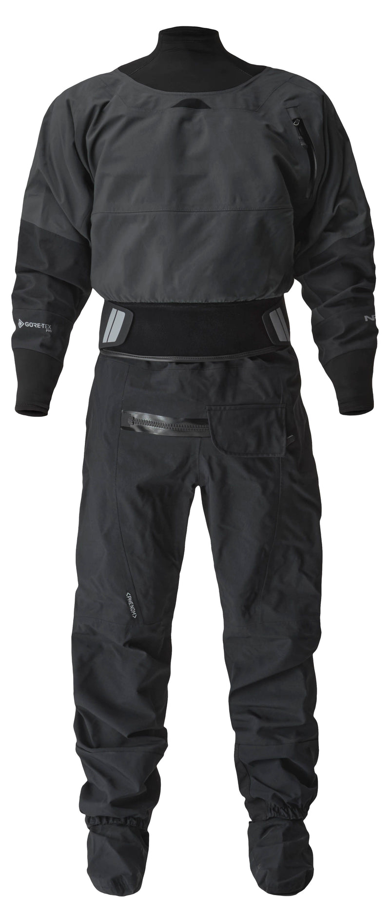 Load image into Gallery viewer, NRS Men’s Phenom GORE-TEX Pro Dry Suit - Black