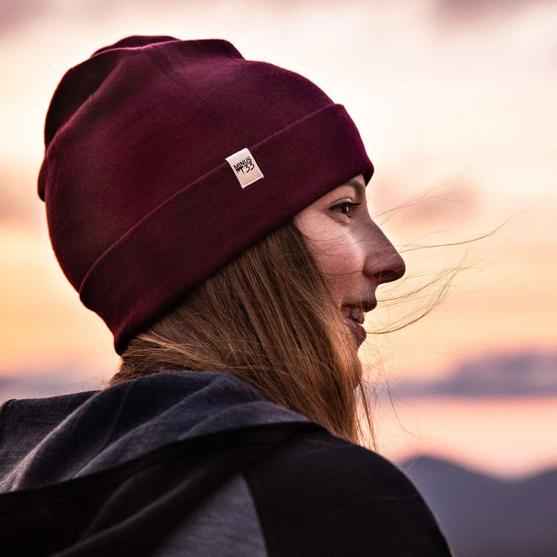 Load image into Gallery viewer, Lightweight - Ridge Cuff Beanie 100% Merino Wool