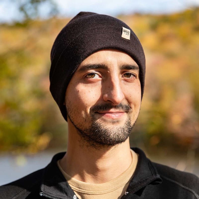 Load image into Gallery viewer, Lightweight - Ridge Cuff Beanie 100% Merino Wool