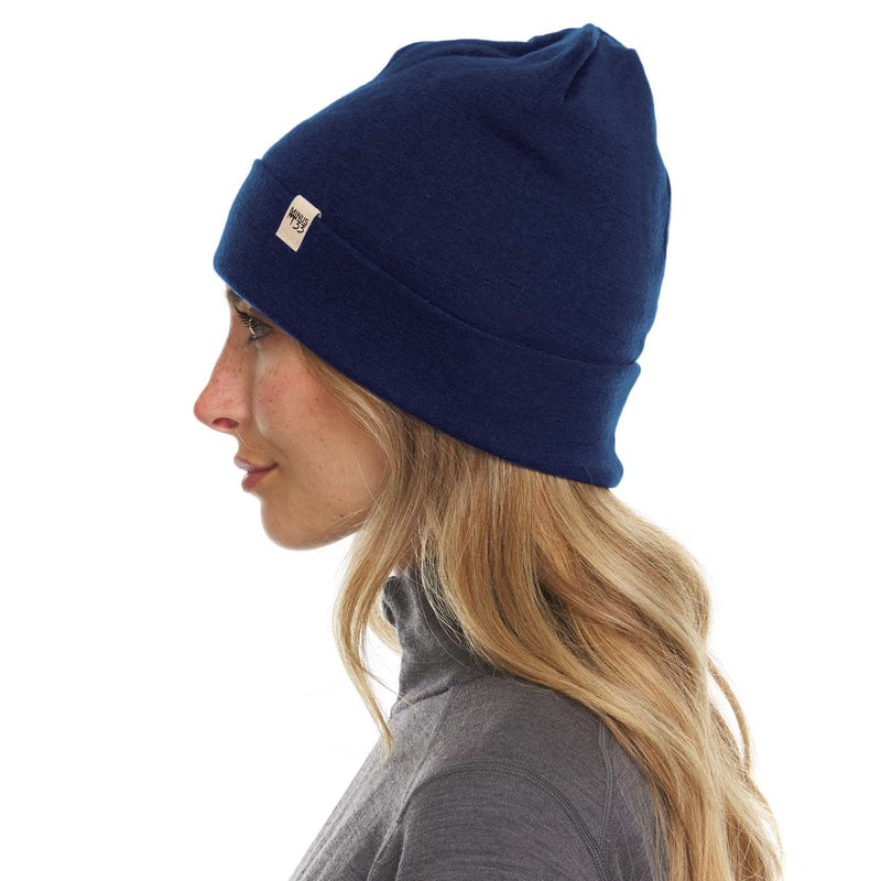 Load image into Gallery viewer, Lightweight - Ridge Cuff Beanie 100% Merino Wool