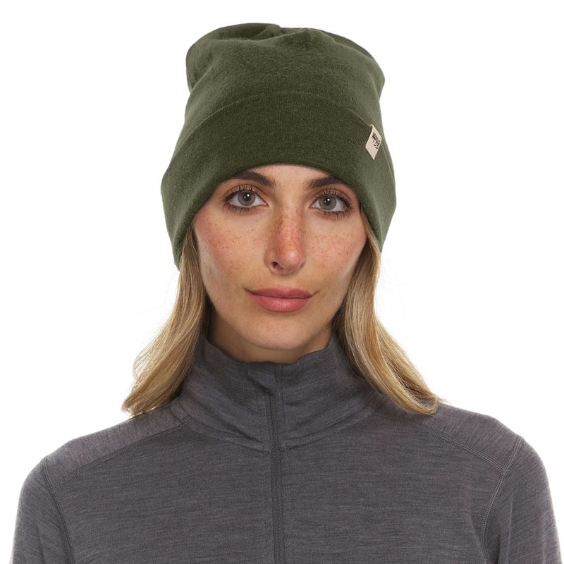Load image into Gallery viewer, Lightweight - Ridge Cuff Beanie 100% Merino Wool