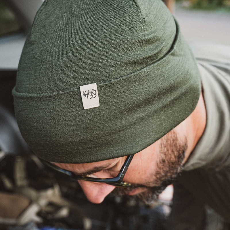 Load image into Gallery viewer, Lightweight - Ridge Cuff Beanie 100% Merino Wool