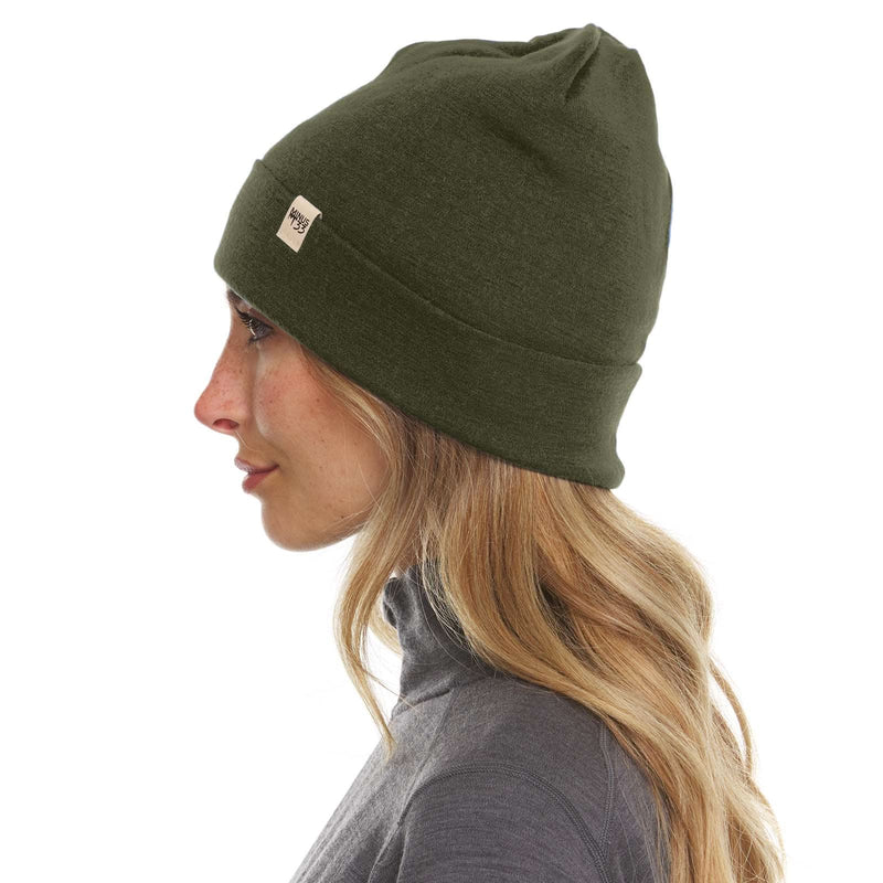 Load image into Gallery viewer, Lightweight - Ridge Cuff Beanie 100% Merino Wool