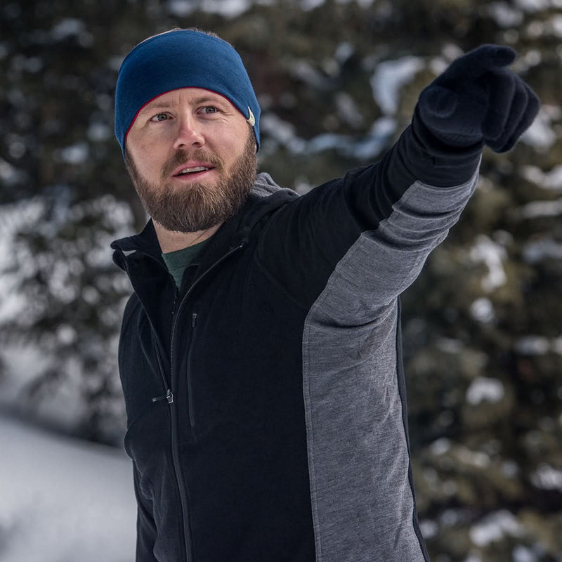 Load image into Gallery viewer, Midweight - Reversible Headband 100% Merino Wool