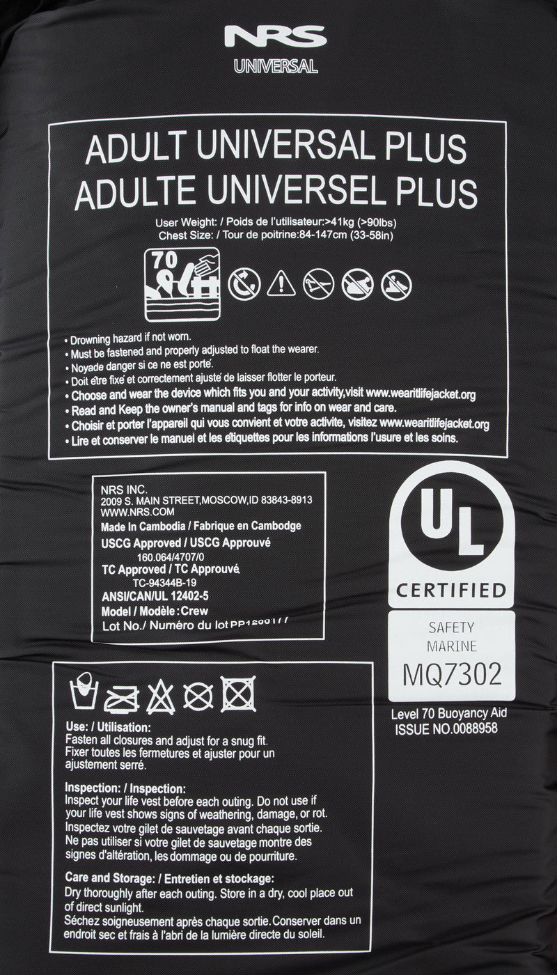 Load image into Gallery viewer, NRS Crew Universal PFD
