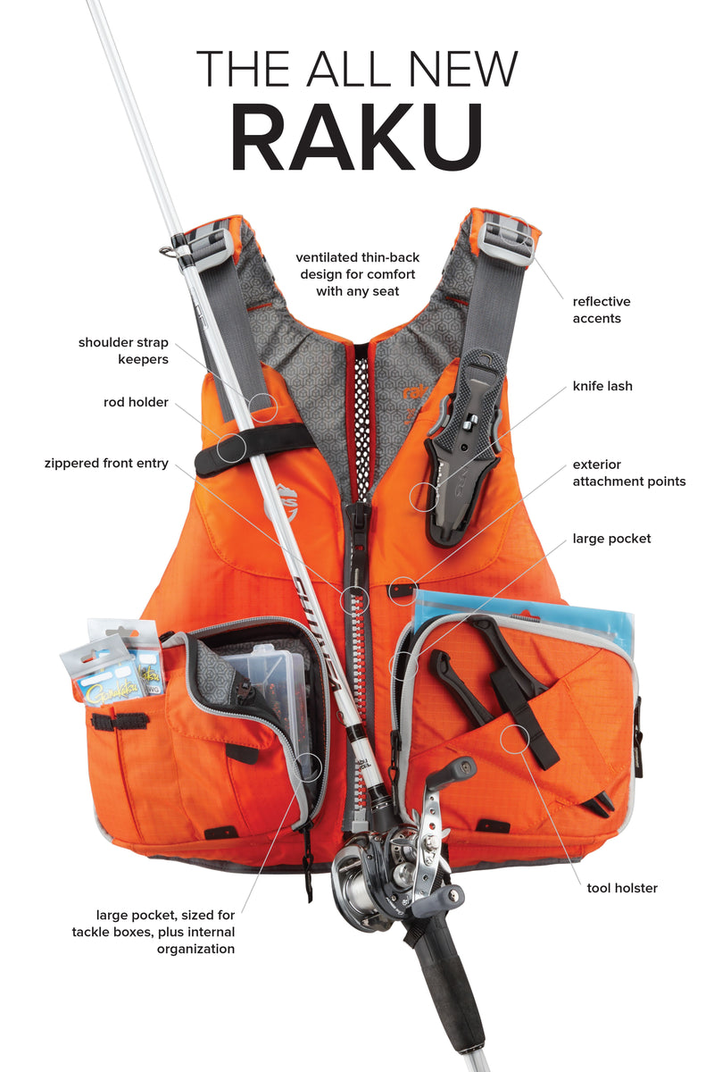 Load image into Gallery viewer, NRS Raku Fishing PFD - Closeout