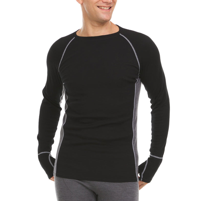 Load image into Gallery viewer, Midweight - Men's Wool Long Sleeve Crew Woolverino