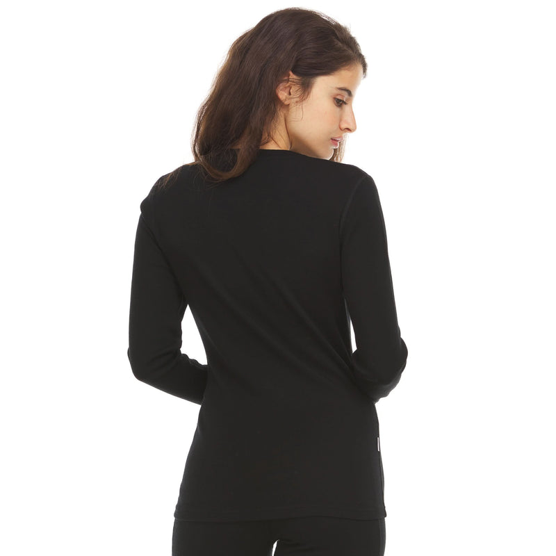 Load image into Gallery viewer, Midweight - Women's Long Sleeve V-Neck Sweater 100% Merino Wool
