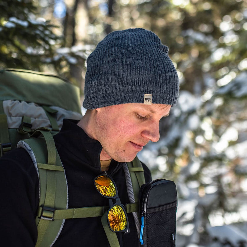 Load image into Gallery viewer, Midweight - Everyday Rib Knit Beanie 100% Merino Wool