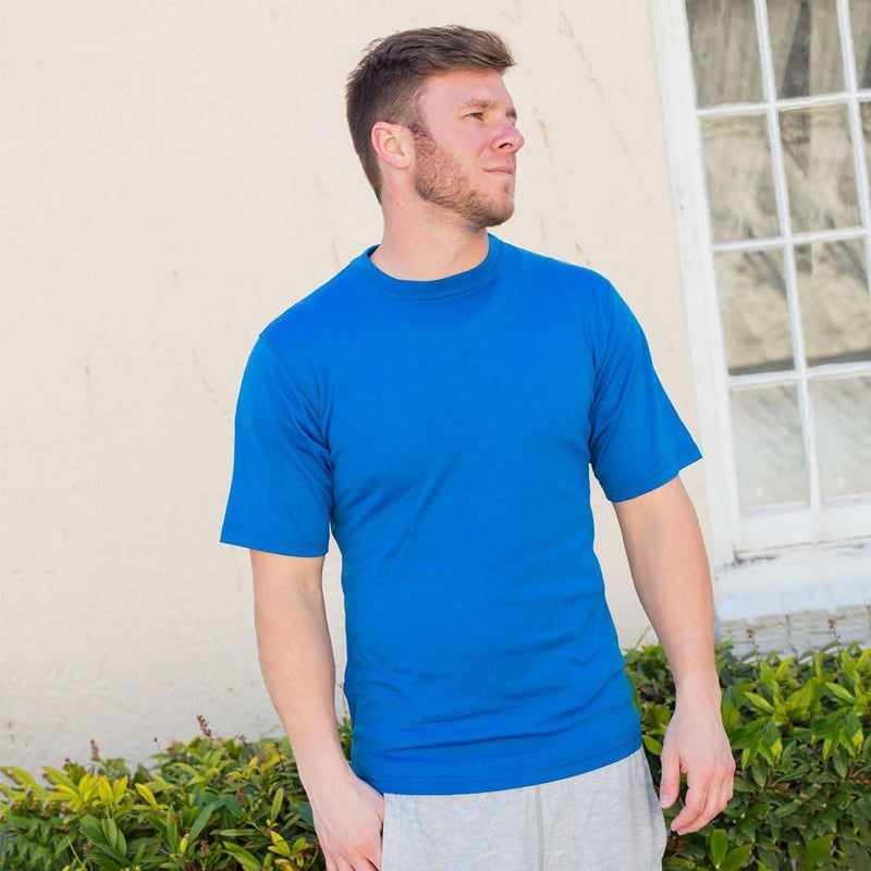 Load image into Gallery viewer, Lightweight - Algonquin Men's Wool T Shirt Crew 100% Merino Wool