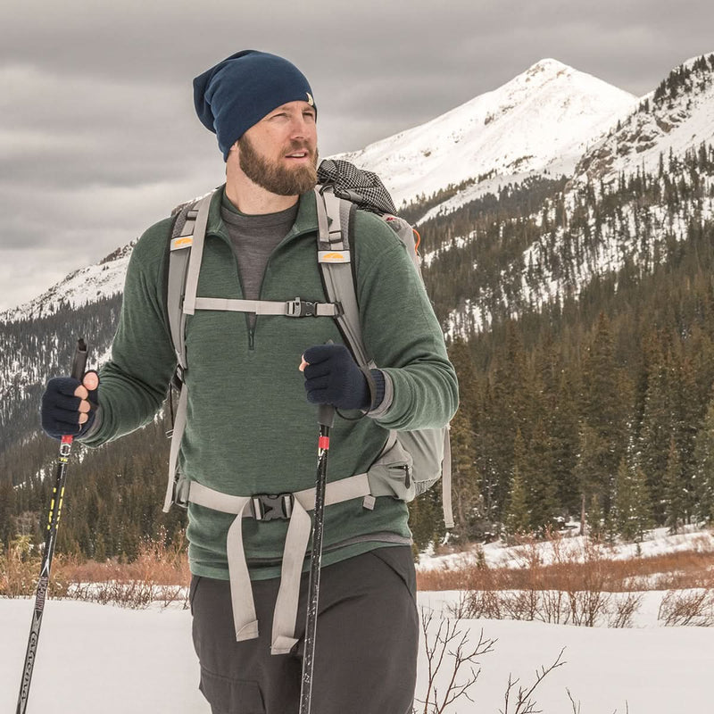 Load image into Gallery viewer, Midweight - Isolation Men's 1/4 Zip 100% Merino Wool