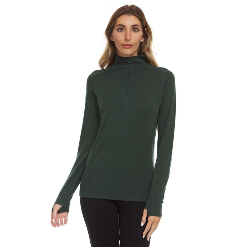 Load image into Gallery viewer, Midweight - Sequoia Women's 1/4 Zip 100% Merino Wool