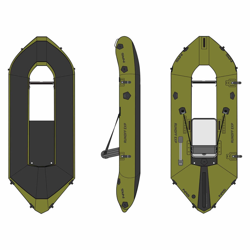 Load image into Gallery viewer, 2027 NRS Runoff EXP Fishing Craft - Lichen