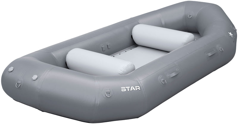 Load image into Gallery viewer, STAR Outlaw 140 Self-Bailing Raft - Gray