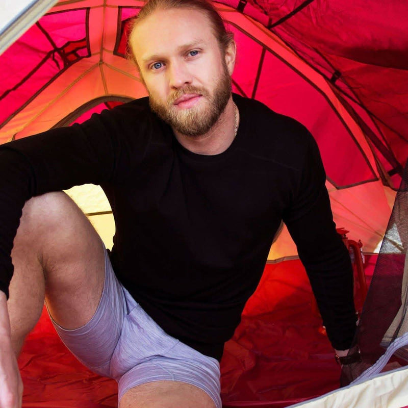 Load image into Gallery viewer, Midweight - Men's Wool Long Sleeve Crew Woolverino