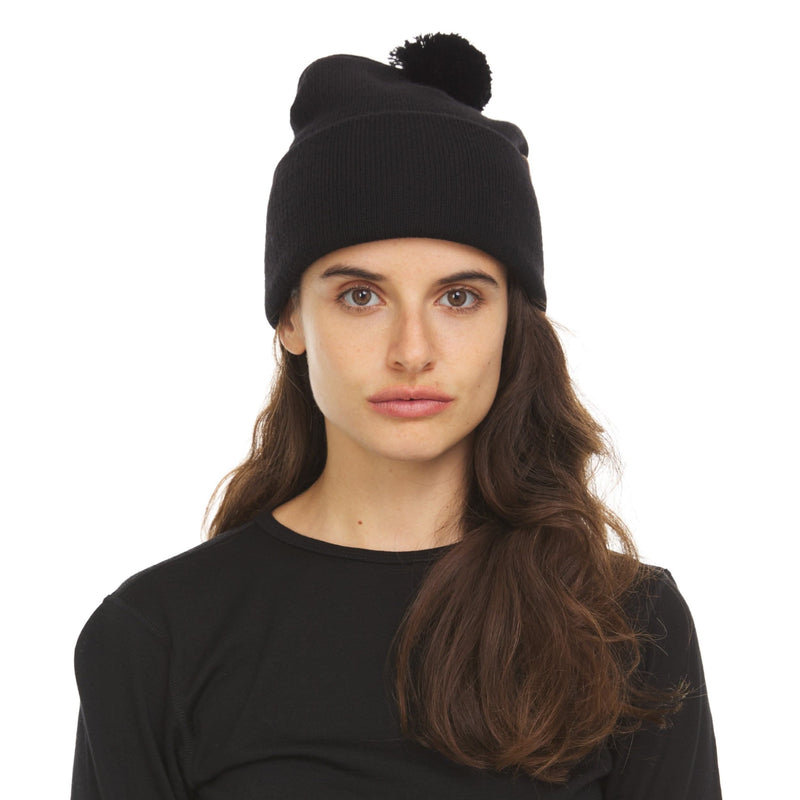 Load image into Gallery viewer, Midweight - Everyday Knit Cuff Pom Beanie 100% Merino Wool