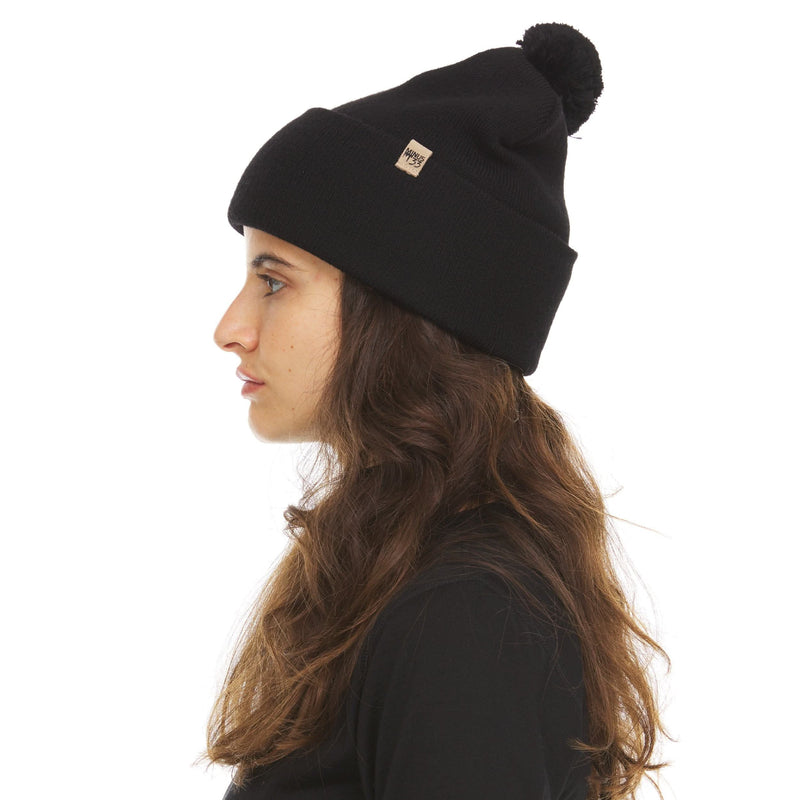 Load image into Gallery viewer, Midweight - Everyday Knit Cuff Pom Beanie 100% Merino Wool