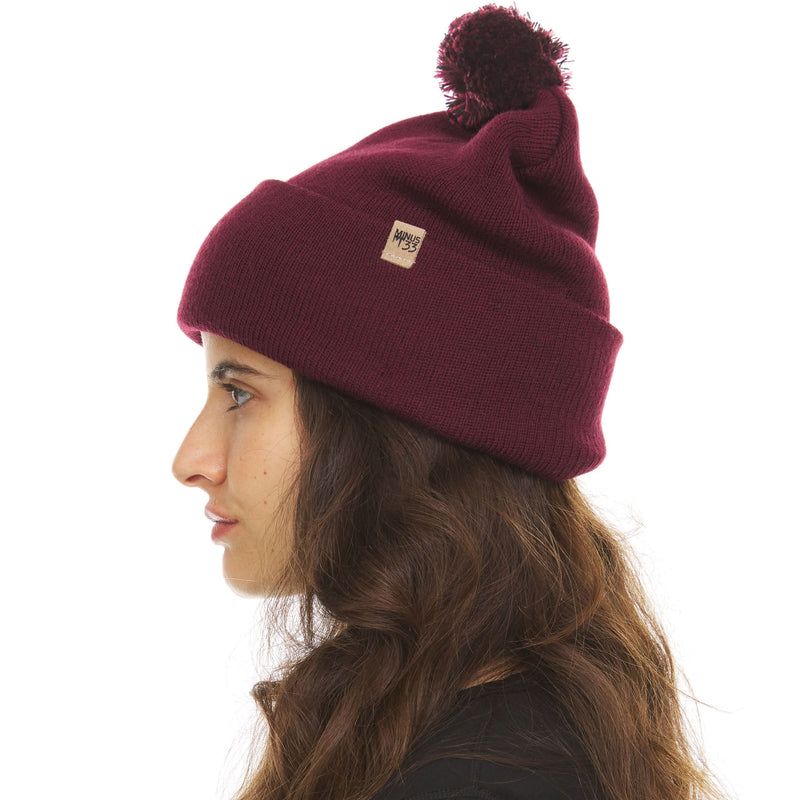 Load image into Gallery viewer, Midweight - Everyday Knit Cuff Pom Beanie 100% Merino Wool