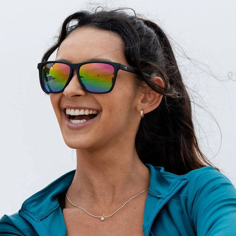 Load image into Gallery viewer, Rainbow on Black Fast Lanes Sport