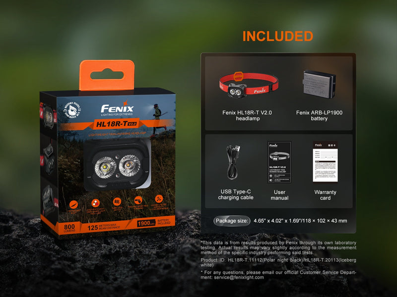 Load image into Gallery viewer, Fenix HL18R-T V2 Lightweight Trail Running Headlamp