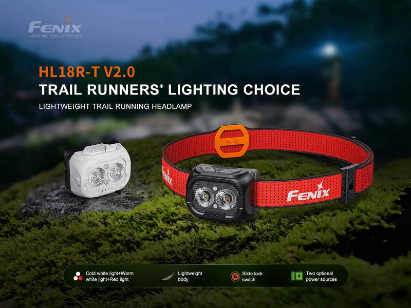 Load image into Gallery viewer, Fenix HL18R-T V2 Lightweight Trail Running Headlamp