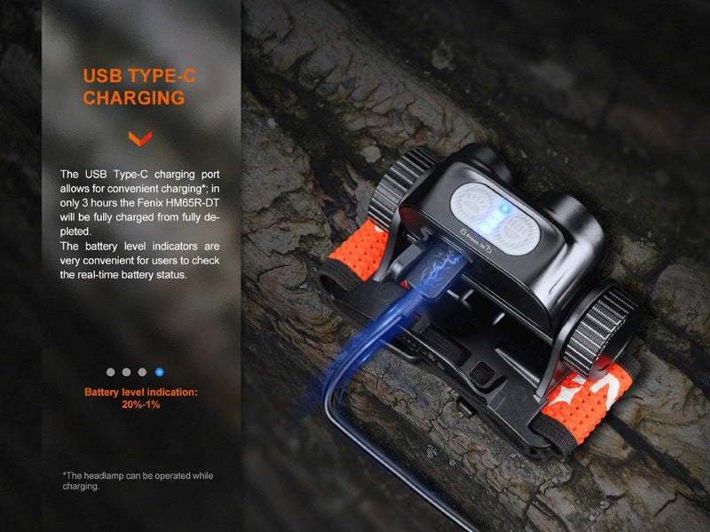 Load image into Gallery viewer, Fenix HM65R-DT Trail Running LED Headlamp