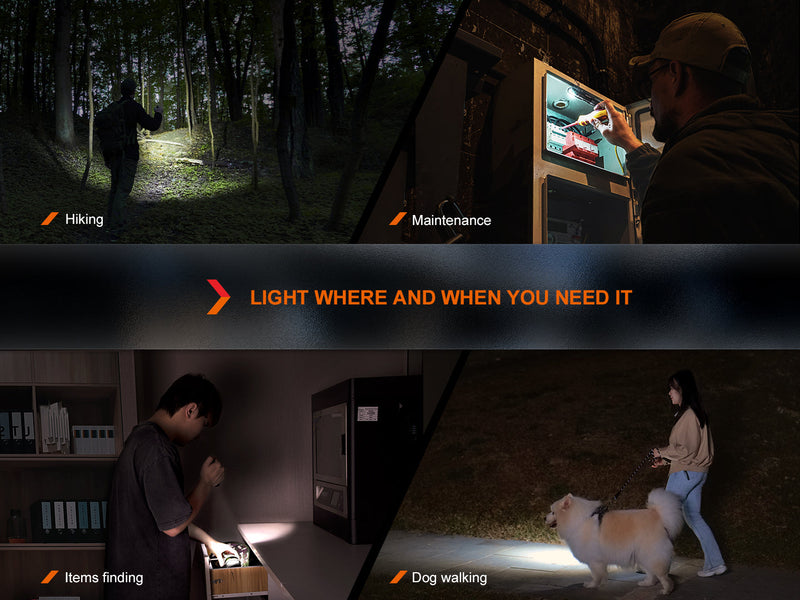 Load image into Gallery viewer, Fenix LD12R Dual Light Flashlight - 600 Lumens