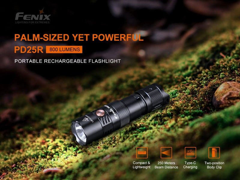 Load image into Gallery viewer, Fenix PD25R Rechargeable LED Flashlight