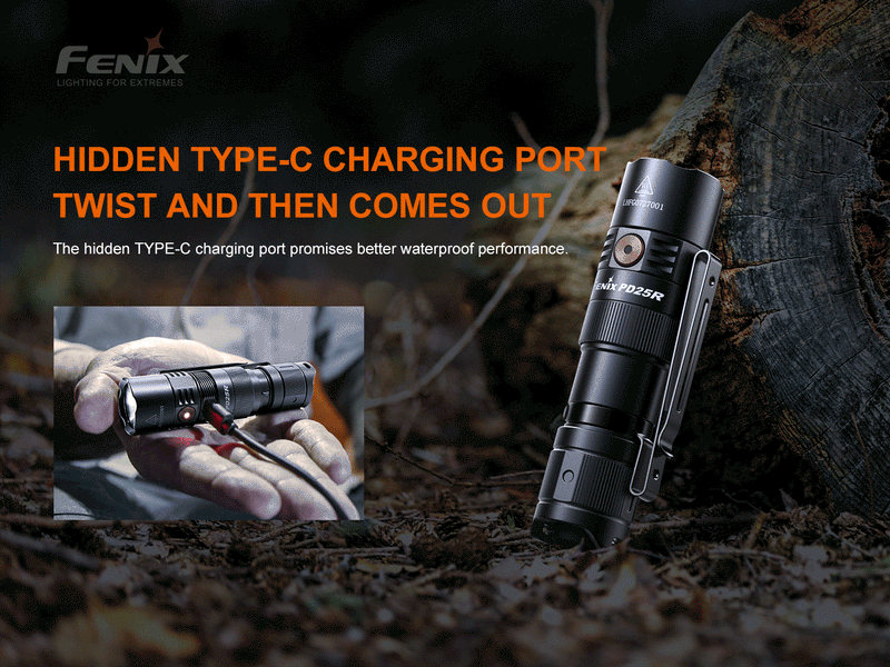 Load image into Gallery viewer, Fenix PD25R Rechargeable LED Flashlight