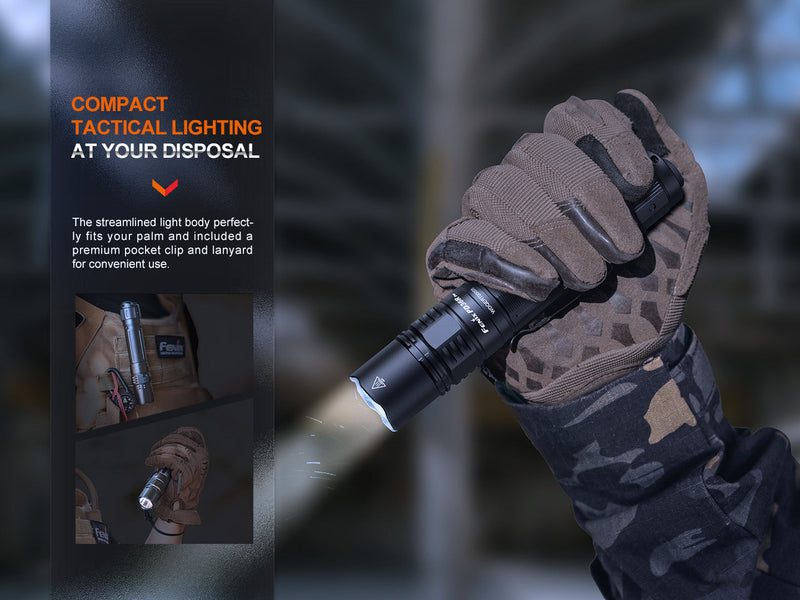 Load image into Gallery viewer, Fenix PD36R Pro 2800 Lumen Flashlight + FREE E03R V2 Keychain Light