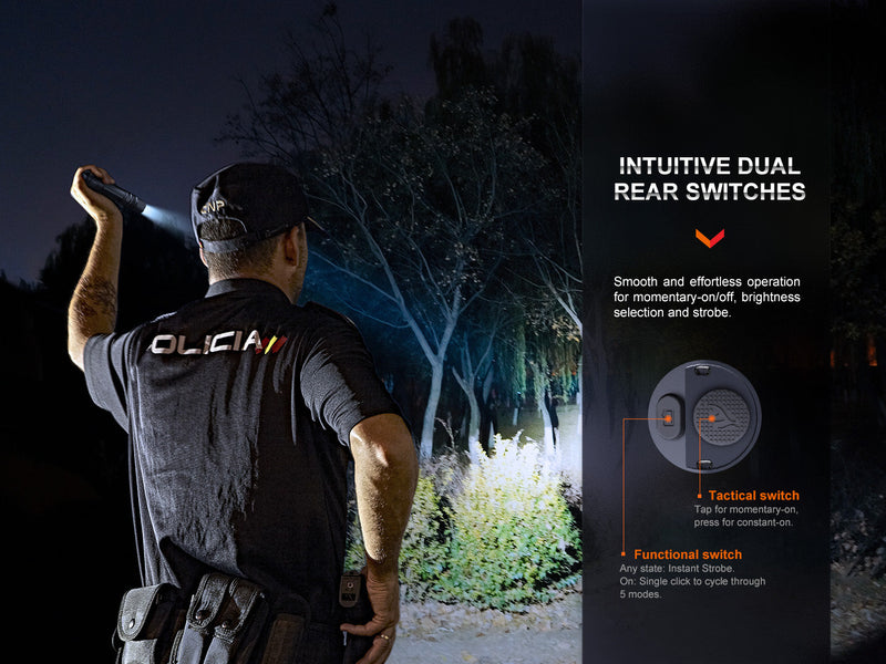 Load image into Gallery viewer, Fenix PD36R Pro 2800 Lumen Flashlight + FREE E03R V2 Keychain Light