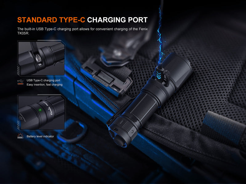 Load image into Gallery viewer, Fenix TK05R Compact Tactical EDC Flashlight