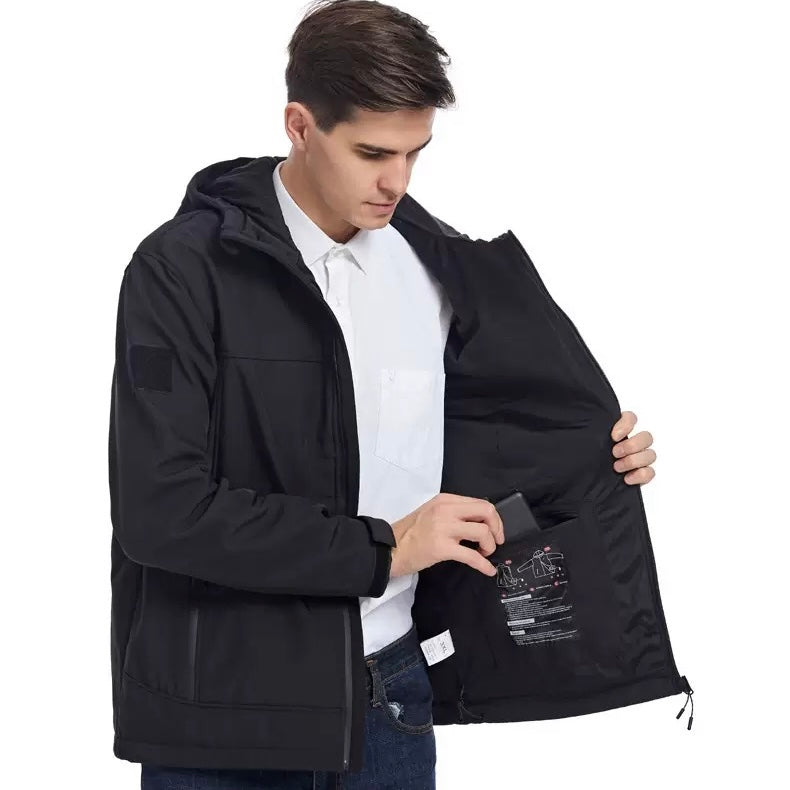 Load image into Gallery viewer, LITEGUEST Softshell 10-Zone Heated Jacket Waterproof for Winter