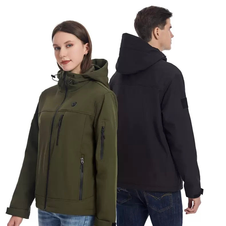 Load image into Gallery viewer, LITEGUEST Softshell 10-Zone Heated Jacket Waterproof for Winter