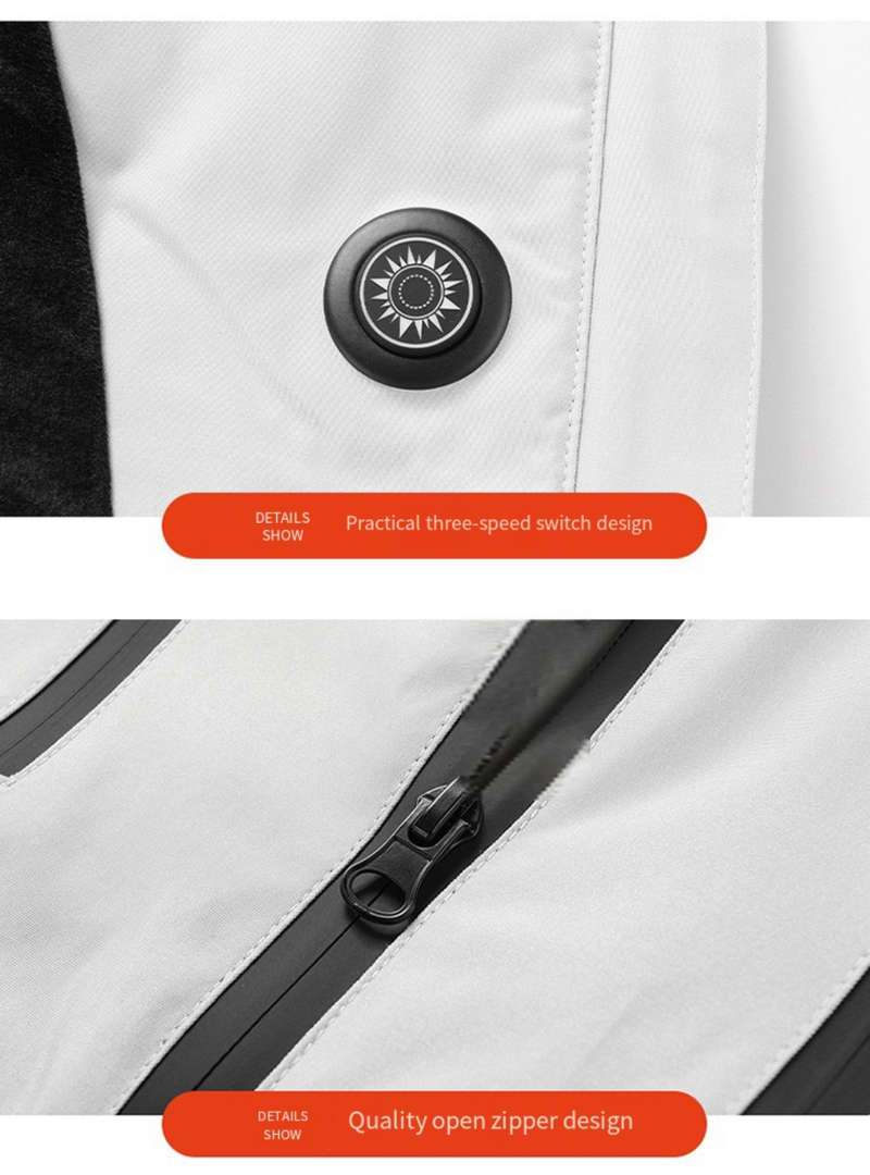 Load image into Gallery viewer, LITEGUEST Waterproof Heated Jacket 5-Zone USB-Powered for Outdoor