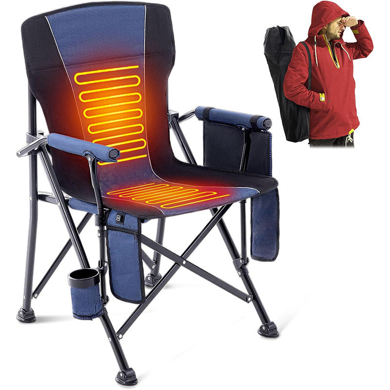 Load image into Gallery viewer, LITEGUEST Heated Folding Chair Portable Warmth Gear for Outdoor