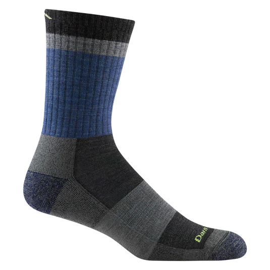 Men's Heady Stripe Micro Crew Lightweight Hiking Sock