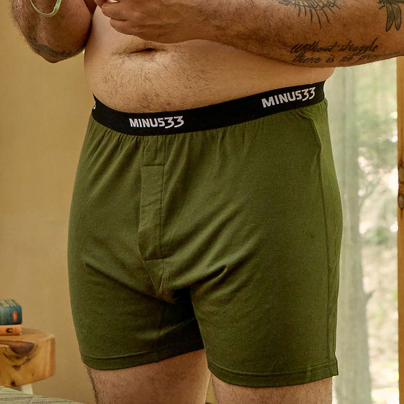 Load image into Gallery viewer, Microweight - Men's Wool Boxer Shorts Woolverino