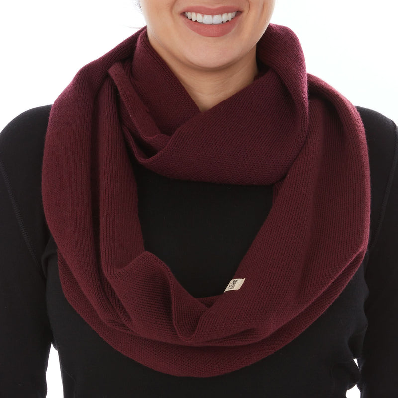 Load image into Gallery viewer, Midweight - Everyday Knit Infinity Loop Scarf 100% Merino Wool