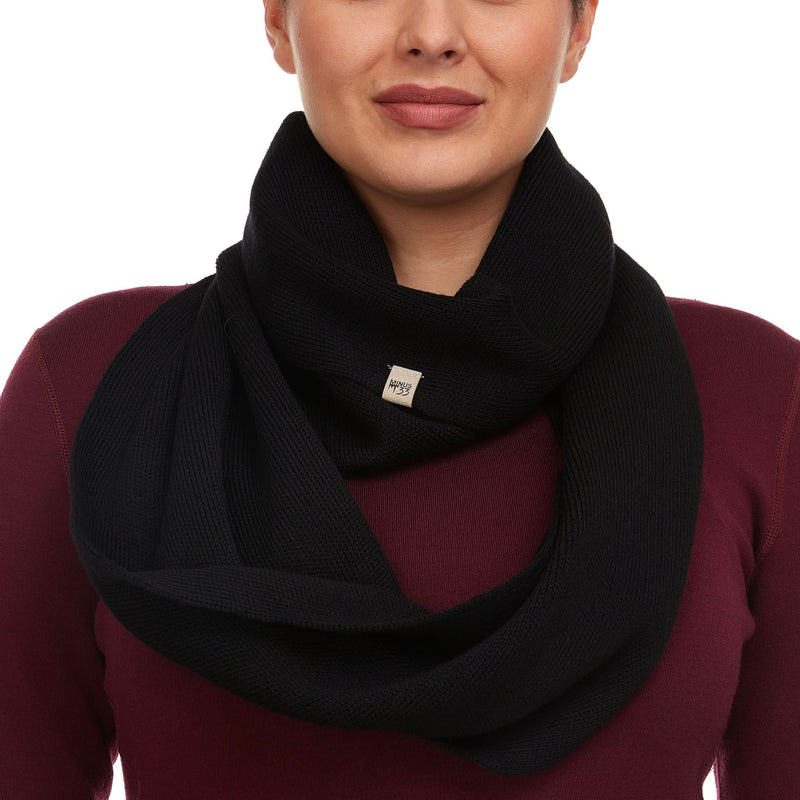 Load image into Gallery viewer, Midweight - Everyday Knit Infinity Loop Scarf 100% Merino Wool
