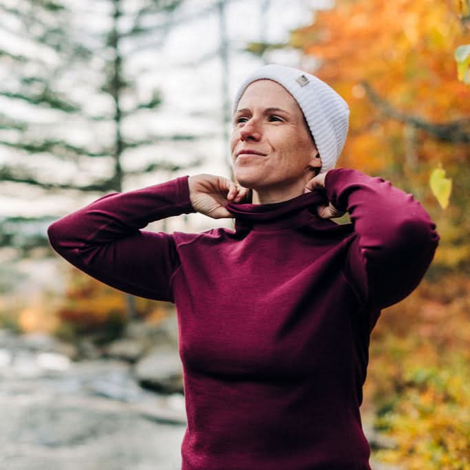 Load image into Gallery viewer, Midweight - Women's Long Sleeve Turtleneck 100% Merino Wool